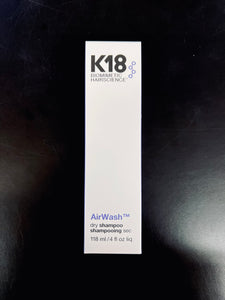 K18 AirWash Dry Shampoo 4oz.